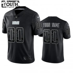 Camiseta Niño NFL Cleveland Browns Personalizar Negro Reflective Limited
